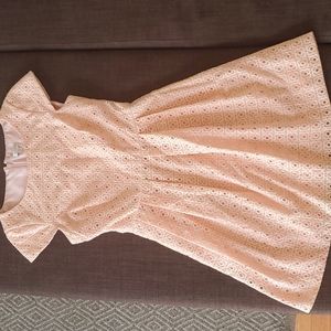 00 petite JCrew Peach dress
